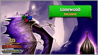 NEW EXCLUSIVE DRAGON LONEWOOD TIMBERJACK  DRAGONS RISE OF BERK [upl. by Drooff]