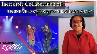 Regine Velasquez  Juan Karlos Labajo  Ere collaboration  Regine Rock Concert  Reaction [upl. by Tabbitha262]