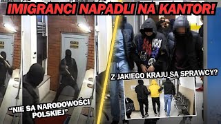 OBCOKRAJOWCY NAPADLI NA KANTOR W SZCZECINIE SZOKUJĄCE NAGRANIE [upl. by Corder]