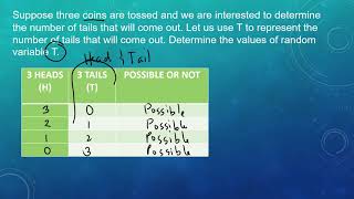 STATISTICS amp PROBABILITY VALUES OF RANDOM VARIABLE [upl. by Niddala995]