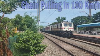 Sudden Chain Pulling Of 1250812516  Aronai ExpressCoimbatore Express  Emergency Braking [upl. by Clite]