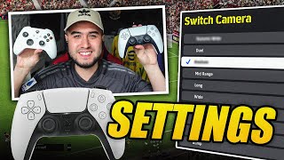 EFOOTBALL 2025 BEST CONTROLLER amp CAMERA SETTINGS  For Competitive Players [upl. by Ruella425]