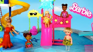 Barbie Family Toddler Dolls Water Play Adventure [upl. by Wendel]