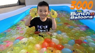 3000 Bunch O Balloons Kids Inflatable Pool Water Fight Fun Surprise Toys Box Ckn Toys [upl. by Gabel]