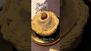 Made Mont Blanc Cake for him 🎂 cake dessert birthday love recipe dessertcake [upl. by Langill]