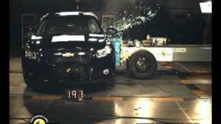 Euro NCAP  Chevrolet Cruze  2009  Crash test [upl. by Nykal517]