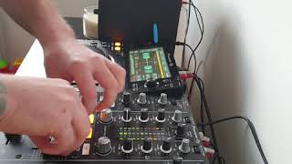 Clip from 1st drum and bass mix Pioneer xdj 700 djm450 dm40 [upl. by Carrew]