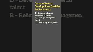 Importance of Decentralisation  Organising  Business Studies Class 12 Trick to Remember [upl. by Wahkuna538]