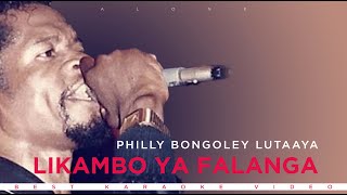 Philly Bongole Lutaaya  Likambo Ya Falanga Best Karaoke Video HD [upl. by Cosmo379]