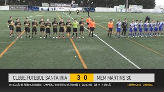 Santa Iria 30 Mem Martins SUB19 J12 [upl. by Eudoca]