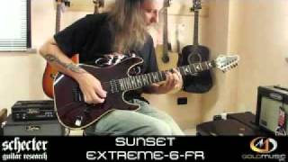 SCHECTER SUNSET EXTREME6FR [upl. by Idissac]