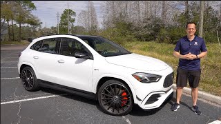 Is the 2024 Mercedes AMG GLA 35 a better AWD performance car than a VW Golf R [upl. by Sisely]