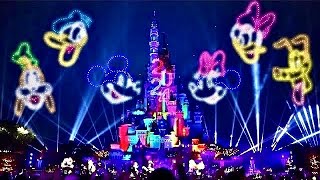 【4K】 2024 New Years Eve Countdown Moment｜Hong Kong Disneyland [upl. by Nev]