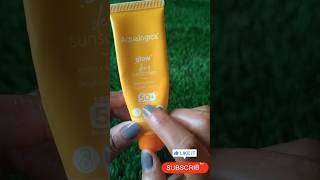 Sunscreen for sensitive skin 😃 shortsproduct review sunscreen [upl. by Godber]