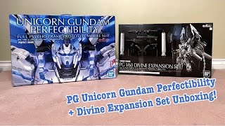 UNBOXING PG Unicorn Gundam Perfectibility  Divine Expansion Set [upl. by Adnema585]