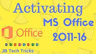 How To Activate Microsoft Office 201116 [upl. by Poppo]