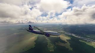 Flight Simulator Landing at Pulkovo Airport XBOX SERIES S [upl. by Atnwahs]