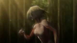 Levi Vs Female Titan  60 FPS [upl. by Troth]