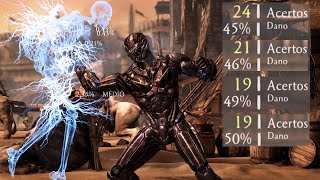 Mortal Kombat X  TRIBORG Smoke Combo Guide [upl. by Olgnaed]