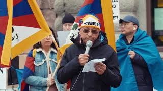 Dr Tashi Wangyal Ordförande Tibetan Community In Sweden [upl. by Spratt]