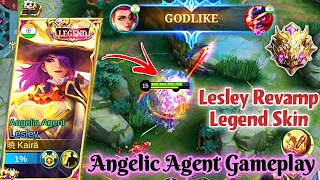 LESLEY REVAMP LEGEND SKIN GAMEPLAY🔥WHAT A COMEBACK MYTHIC RANK🤯Kaira Channel [upl. by Atener]