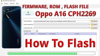 Oppo A16 CPH2269 Full Flash Stock Firmware  Dead Repair  Da File  Hang on Logo Restart Solved [upl. by Pren]