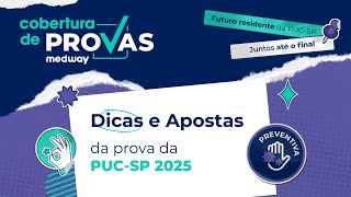 Dicas e Apostas para a prova da PUCSP  Medicina Preventiva  Cobertura de Provas Medway [upl. by Bromleigh471]