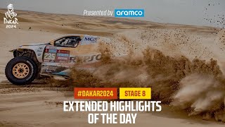 Extended highlights of Stage 8 presented by Aramco  Dakar2024 [upl. by Bamby]