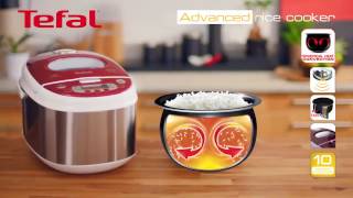 Fluffiest wellcooked rice with Tefal Spherical Bowl Rice Cooker [upl. by Anhpad200]