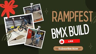 new BMX build with mick Bayzand at Rampfest [upl. by Kitty]