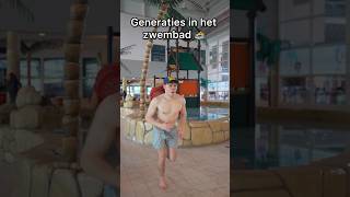 Generaties in het zwembad 👵🏊‍♂️ Ga jij zwemmen deze vakantie 🤔 [upl. by Judd]