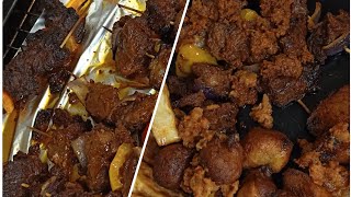 Sierra Leone roast beef and fry fry [upl. by Urbanus]