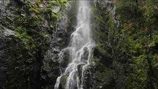 La cascada de Burgbach se presenta imponente en el paisaje alemán [upl. by Harvie]