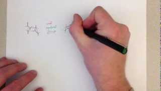 Drawing a Cyclohexane Chair [upl. by Rape]