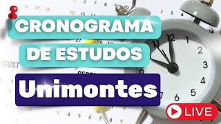 💹 VESTIBULAR UNIMONTES 2023  CRONOGRAMA DE ESTUDOS ⏳ [upl. by Beghtol18]