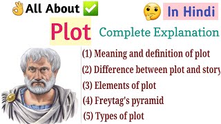 Plot  Types of plot  Elements of plot  Freytags pyramid  Plot in english literature [upl. by Suillenroc466]