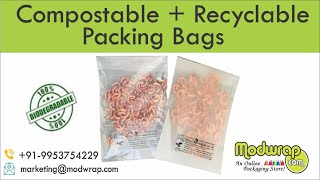 BiodegradableCompostable Packaging Bags [upl. by Ewall]