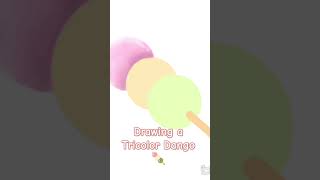 Drawing a Tricolor Dango D roblox tricolordango ibispaintx drawing digitalart food [upl. by Outlaw]