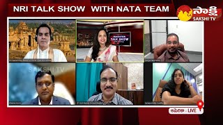 NRI Talk Show with NATA Team  Chit Chat with NATA Convention 2023  USA SakshiTV [upl. by Koeppel]