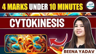 Get 4 Marks Cytokinesis Explained Fast  NEET 2025 Biology  Class 11  InfinityLearnNEET [upl. by Joela]