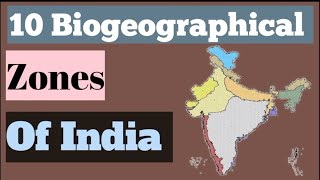 10 biogeographical zones of India  Fo Dillema [upl. by Pell]