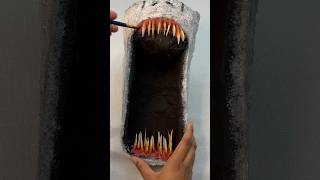 Jester Scream Teeth Tutorial  horrorshorts makeuptutorial scary [upl. by Daht]