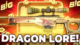 I UNBOXED A FN AWP DRAGON LORE ON CSGOBIG [upl. by Derte]