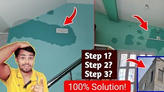 Interior Wall Leakage And Damp Problem Solution  Damp Wall Treatment [upl. by Romonda]