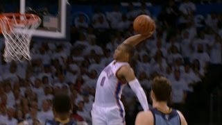 Russell Westbrook Gets Free and Throws the Hammer Down [upl. by Laamak]