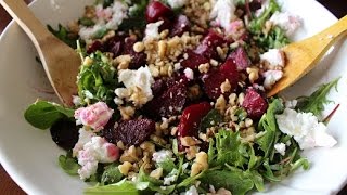 Roasted Beet Salad with Walnuts amp Feta [upl. by Raff687]