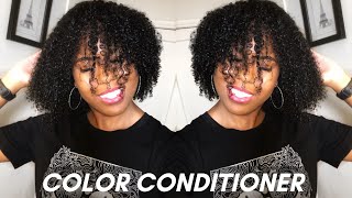 How to Color Natural Hair with Color Conditioner  Keracolor Color Clenditioner [upl. by Temp]