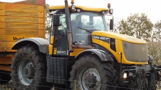 Mais hakselen  Rabbits  John Deere 6850  JCB Fastrac 8250 Vario  Hofweg in Uddel  NL  2013 [upl. by Ellehsor]