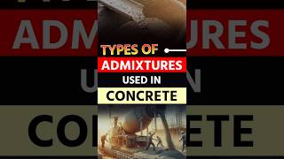 Types of Admixture in Concrete shorts viralvideo construction viralshorts [upl. by Sup721]