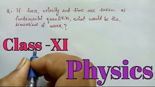 Class11 Physics Dimensional analysis Unit and Dimensions satyasrishticlasses6197 [upl. by Kreiner337]